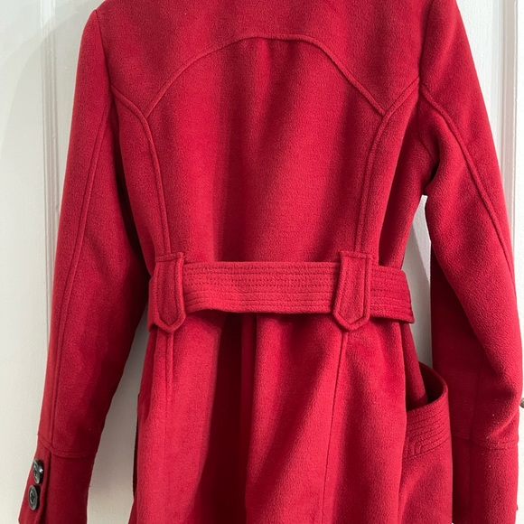 Women’s red Steve Madden pea coat - Picture 2 of 3